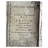 Historical & Topographical Map of France - Louis XIV Era, 1668