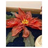 Assorted Christmas Decorations: Santa Figurines, Trees, Ornaments & More