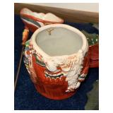 Assorted Christmas Decorations: Santa Figurines, Trees, Ornaments & More