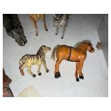 Lot of Vintage Animal Figurines - Lions, Camels, Elephants, and More
