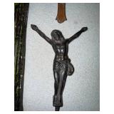 Lot of Religious Crucifixes and Figurines