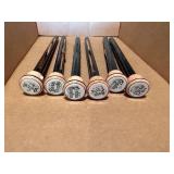 Set of 6 Vintage Organ Stop Pulls with Unique Markings