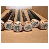 Set of 6 Vintage Organ Stop Pulls with Unique Markings