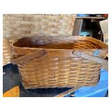 Set of 3 Vintage Woven Baskets - Rustic Home Decor and Storage