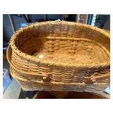 Set of 3 Vintage Woven Baskets - Rustic Home Decor and Storage
