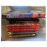 Lot of Craft and Home Decor Books - Quilting, Rug Hooking, and More