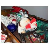 Vintage Christmas Decoration Lot - Ornaments, Figures & More