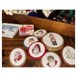 Vintage Christmas Decoration Lot - Ornaments, Figures & More