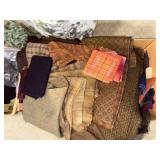 Assorted Wool Fabric and Textile Craft Bundle