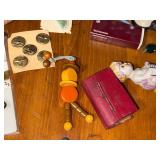 Vintage Collectibles Lot: German Sheep Pin, Buttons & More