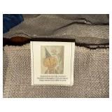 Spruce Ridge Studios Stenciled Rug Hooking Crafting Burlap & Linen Lot