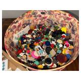 Large Assortment of Mixed Vintage and Modern Buttons
