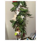 Christmas Garland with Assorted Holiday Ornaments