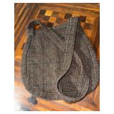 Colorful Abstract Wool Dancing Figures Shoulder Bag