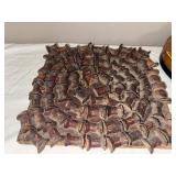 Vintage Wooden Cobbler Shoe Molds, Textile Spool Block & Tool Set