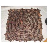 Vintage Wooden Cobbler Shoe Molds, Textile Spool Block & Tool Set