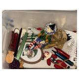 Vintage Christmas Ornaments & Holiday Decorations Lot