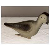 Vintage Paper Mache Bird Decoy with Clip