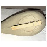 Vintage Paper Mache Bird Decoy with Clip
