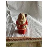 Vintage Christmas Lot: Candles, Figurines, Puzzle