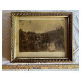 Brautzug in Schweden Vintage Framed Print by V. Nordenberg