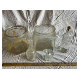Vintage Planters Brand Glass Jars and Decorative Glassware Collection