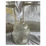 Vintage Planters Brand Glass Jars and Decorative Glassware Collection