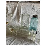 Vintage Glass Bottle and Jar Collection - Includes Coca-Cola & Ball Mason