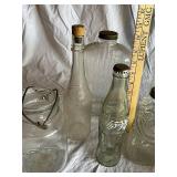 Vintage Glass Bottle and Jar Collection - Includes Coca-Cola & Ball Mason