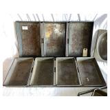 Vintage Metal Baking Molds Lot - Heart, Egg, and Rectangular Shapes