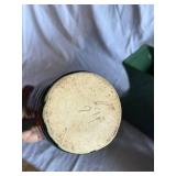 Vintage Green Ceramic Vase, Square Vessel, and Corn-Shaped Pottery Jar