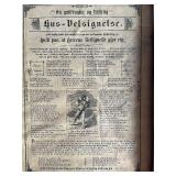 Vintage Framed Danish Religious Blessing Print