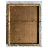 Vintage Framed Danish Religious Blessing Print