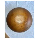 Vintage Carved Wooden Bowl and Decorative Boards Set