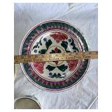 Vintage Floral Ceramic Plates and Bowl Set - Baker & Co Ltd England