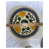 Vintage Floral Ceramic Plates and Bowl Set - Baker & Co Ltd England