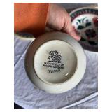 Vintage Floral Ceramic Plates and Bowl Set - Baker & Co Ltd England