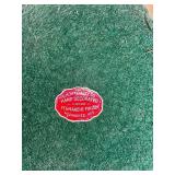 Vintage Copper Bucket with Hand-Decorated Wooden Stand