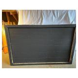 Vintage Handmade Rooster Design Rug on Frame