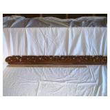 Intricately Carved Wooden Decorative Panel