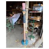 Vintage Uncle Sam Yard Ornament with Patriotic Colors
