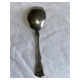 Vintage Sterling Silver Spoon, Bone Letter Opener, Folding Knife Set