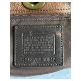 Coach Brown Leather Shoulder Bag