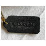 Vintage Coach Black Leather Crossbody Bag