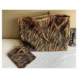 Coach Crossbody Bag with Matching Tote and Pouch