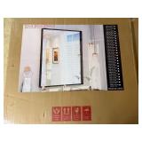 36 X 40 Black Framed Mirror