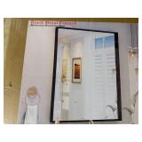 36 X 40 Black Framed Mirror