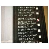 36 X 40 Black Framed Mirror