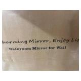 36 X 40 Black Framed Mirror