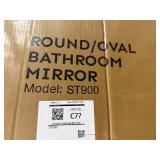 36 X 36 Round Oval Bathroom Mirror